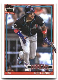 2026 Topps Ketel Marte 1991 Topps Baseball 35th (Series Two) baseball