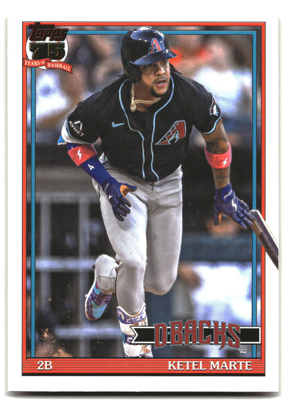 2026 Topps Ketel Marte 1991 Topps Baseball 35th (Series Two) baseball