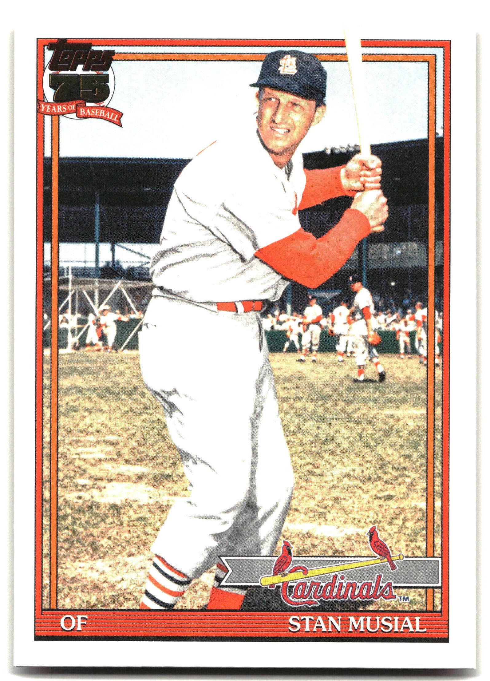 2026 Topps Stan Musial 1991 Topps Baseball 35th (Series Two) baseball