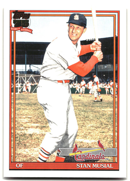 2026 Topps Stan Musial 1991 Topps Baseball 35th (Series Two) baseball