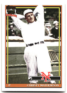 2026 Topps #91B2-31 Christy Mathewson 1991 Topps Baseball 35th (Series Two)