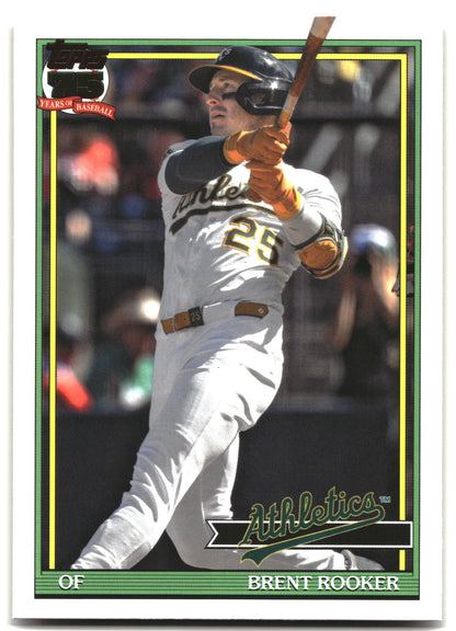 2026 Topps #91B2-16 Brent Rooker 1991 Topps Baseball 35th (Series Two)