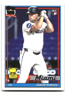 2026 Topps #91B2-45 Jakob Marsee 1991 Topps Baseball 35th (Series Two)
