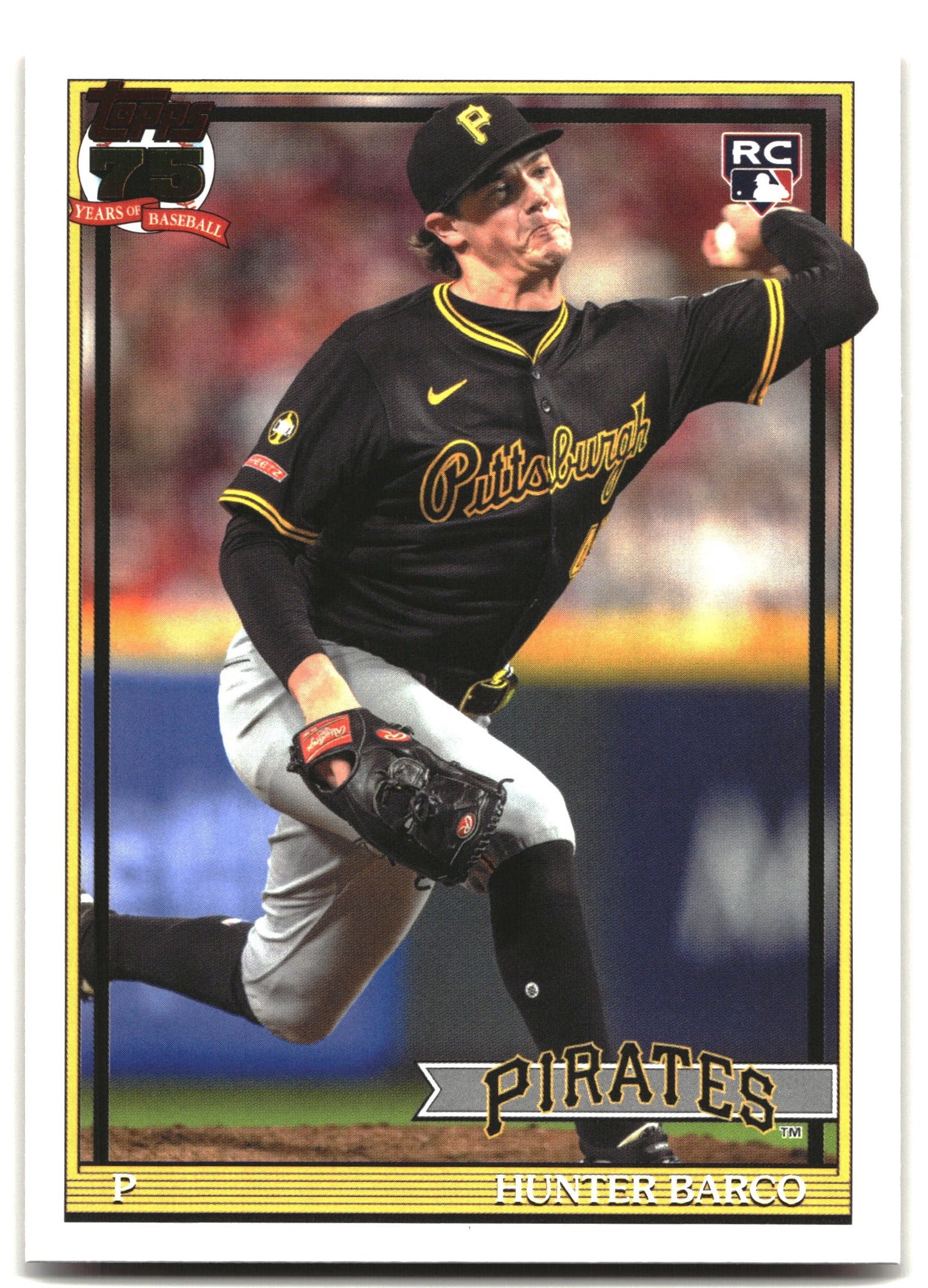 2026 Topps #91B2-15 Hunter Barco 1991 Topps Baseball 35th (Series Two)