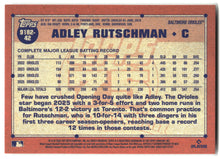 2026 Topps #91B2-42 Adley Rutschman 1991 Topps Baseball 35th (Series Two) back