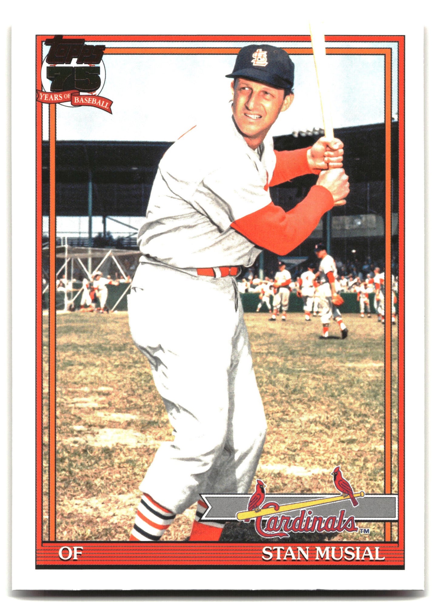 2026 Topps #91B2-34 Stan Musial 1991 Topps Baseball 35th (Series Two)