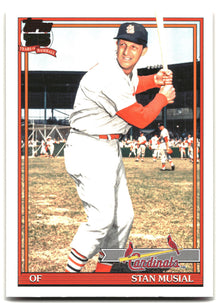 2026 Topps #91B2-34 Stan Musial 1991 Topps Baseball 35th (Series Two)