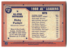 2026 Topps #91AS-45 Kirby Puckett 1991 Topps Baseball 35th Anniversary All-Stars back