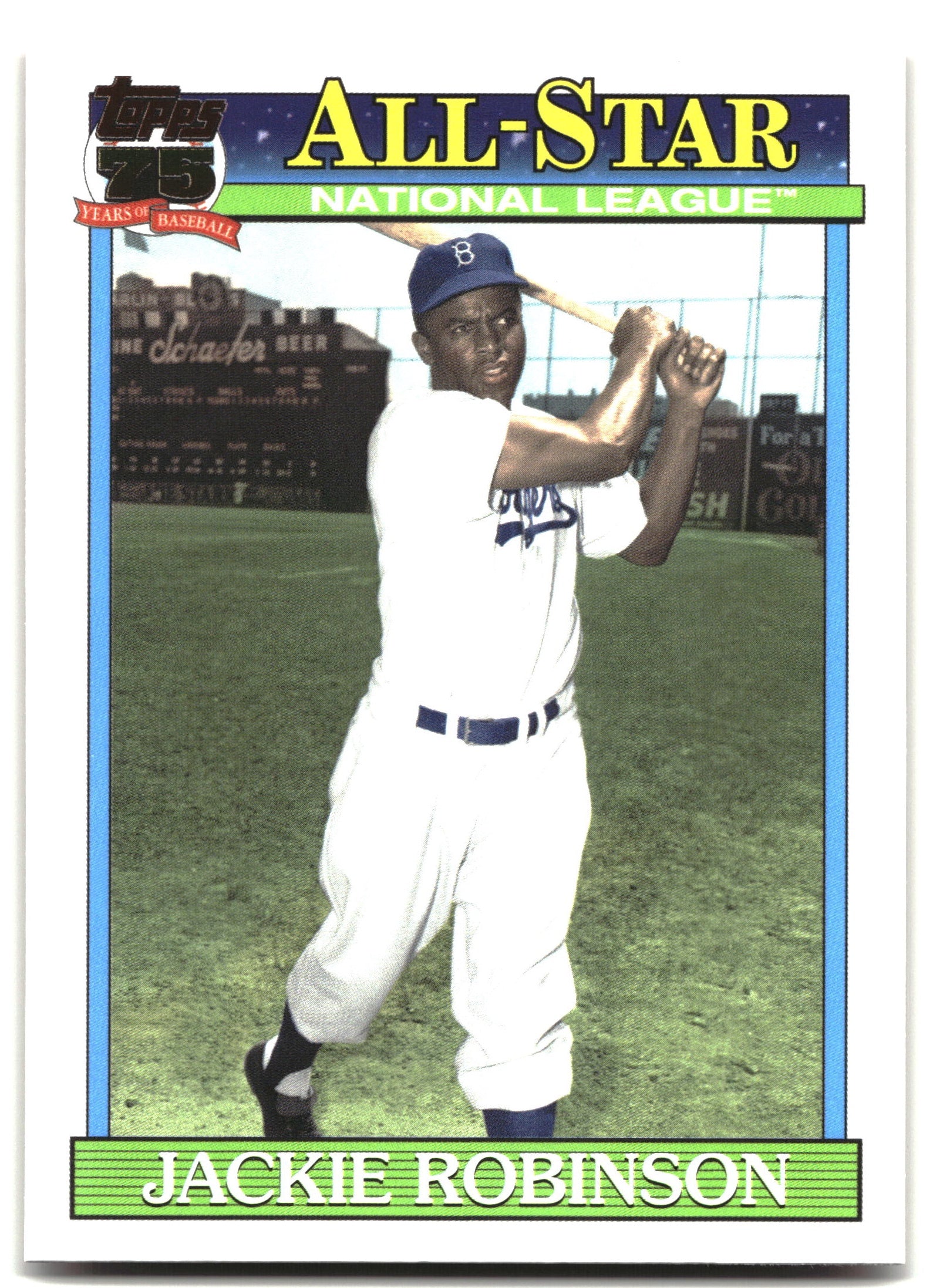 2026 Topps #91AS-15 Jackie Robinson 1991 Topps Baseball 35th All-Stars