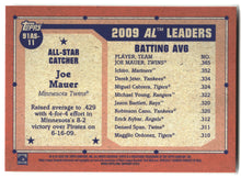 2026 Topps #91AS-11 Joe Mauer 1991 Topps Baseball 35th All-Stars back