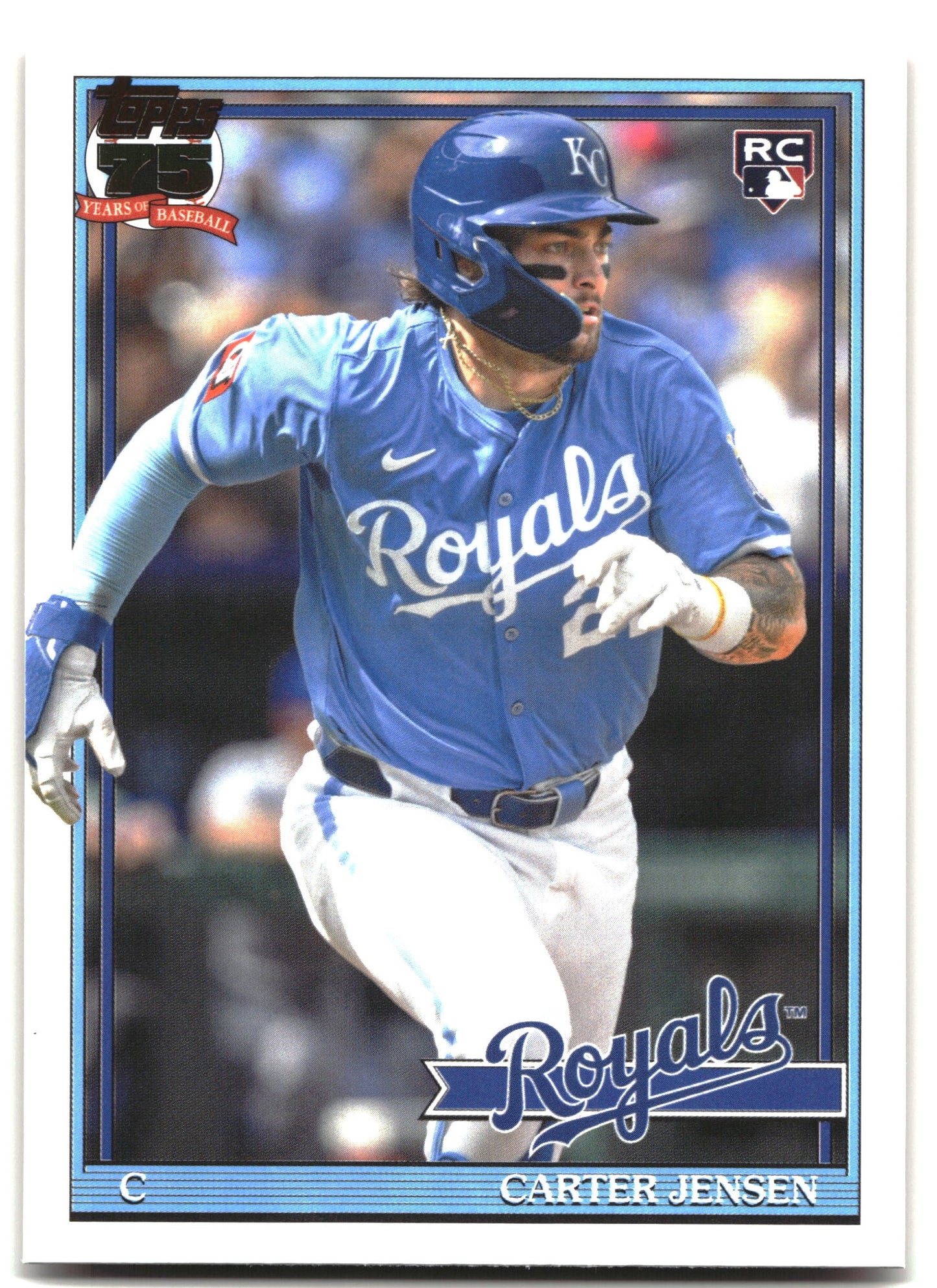 2026 Topps #91B2-4 Carter Jensen 1991 Topps Baseball 35th (Series Two)