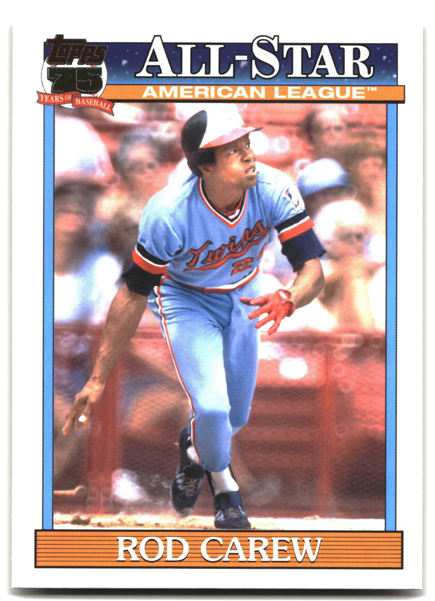 2026 Topps #91AS-48 Rod Carew 1991 Topps Baseball 35th Anniversary All-Stars