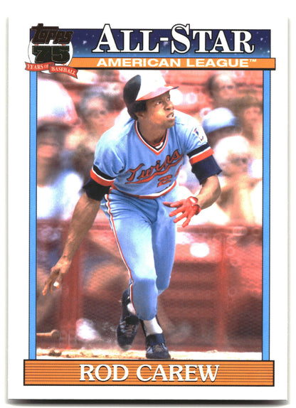 2026 Topps #91AS-48 Rod Carew 1991 Topps Baseball 35th Anniversary All-Stars