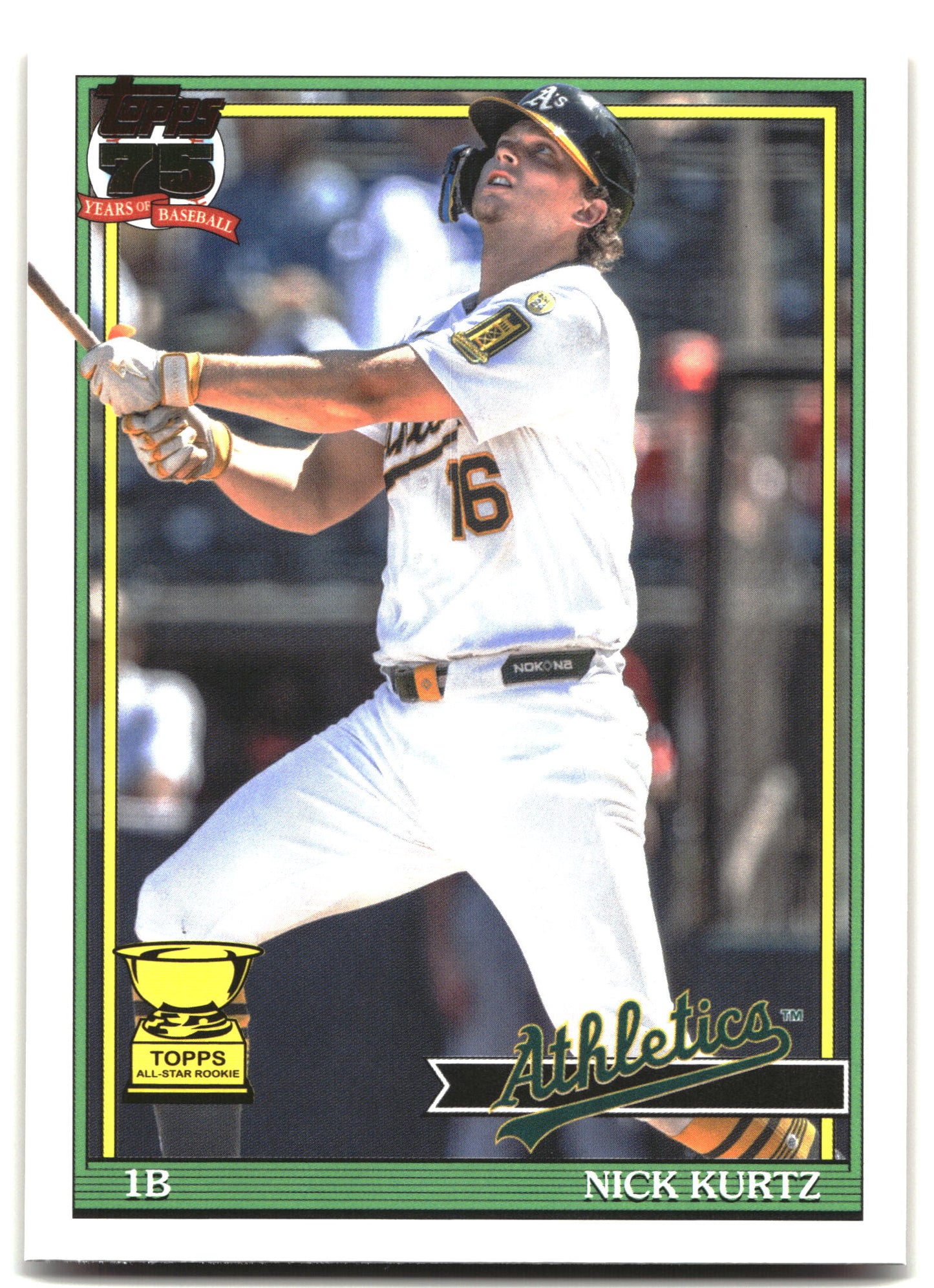 2026 Topps #91B2-24 Nick Kurtz 1991 Topps Baseball 35th Anniversary (Series Two)