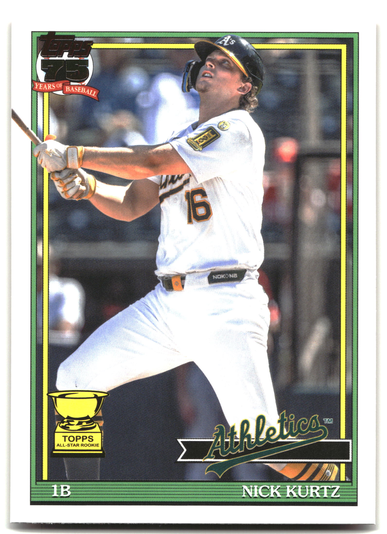 2026 Topps #91B2-24 Nick Kurtz 1991 Topps Baseball 35th Anniversary (Series Two)