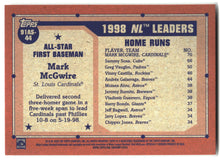 2026 Topps #91AS-44 Mark McGwire 1991 Topps Baseball 35th Anniversary All-Stars back