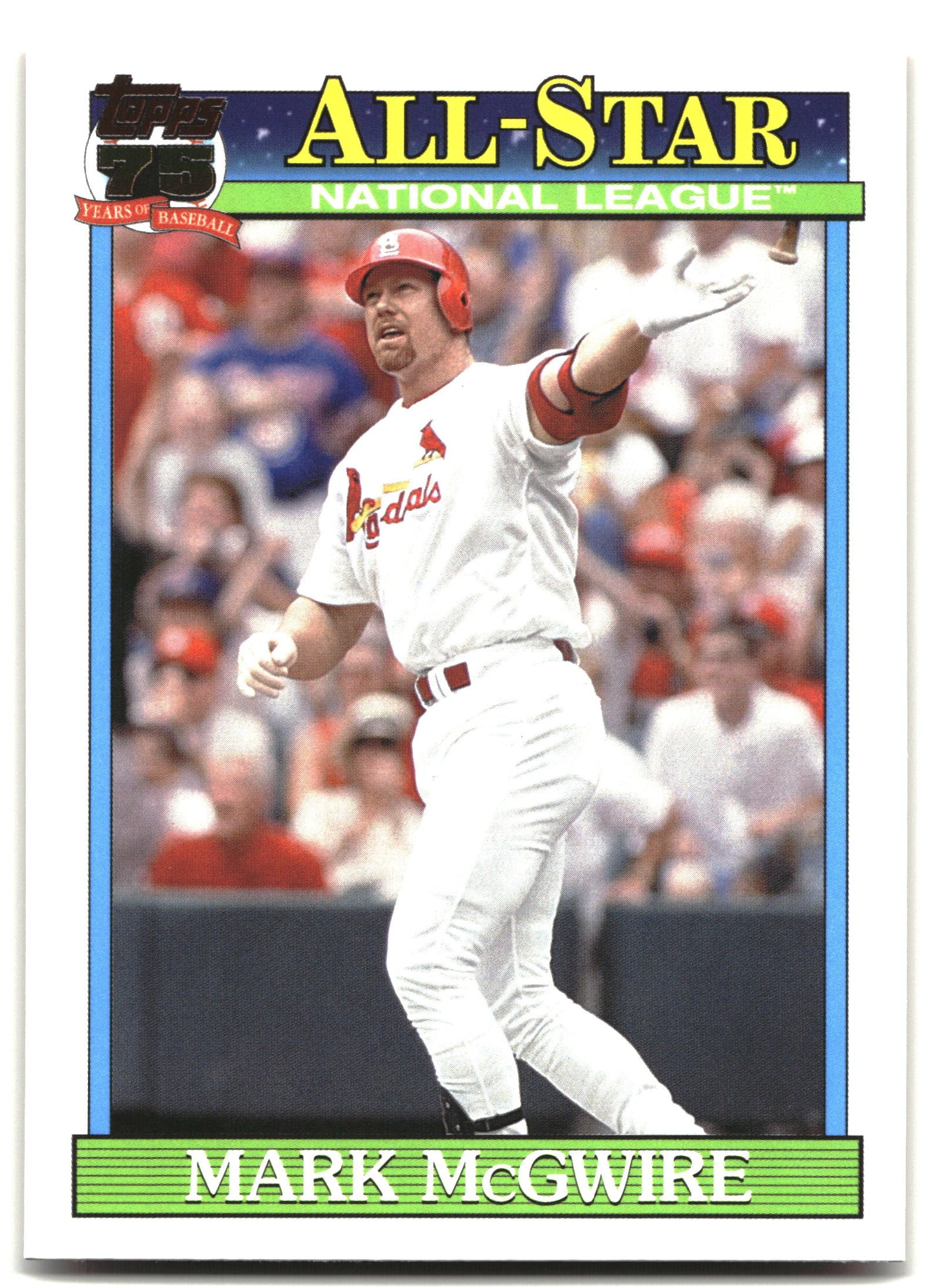 2026 Topps #91AS-44 Mark McGwire 1991 Topps Baseball 35th Anniversary All-Stars