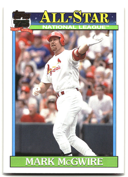 2026 Topps #91AS-44 Mark McGwire 1991 Topps Baseball 35th Anniversary All-Stars