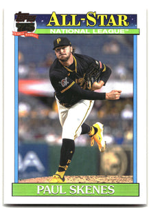 2026 Topps #91AS-39 Paul Skenes 1991 Topps Baseball 35th All-Stars
