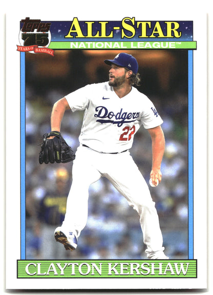2026 Topps #91AS-30 Clayton Kershaw 1991 Topps Baseball 35th All-Stars