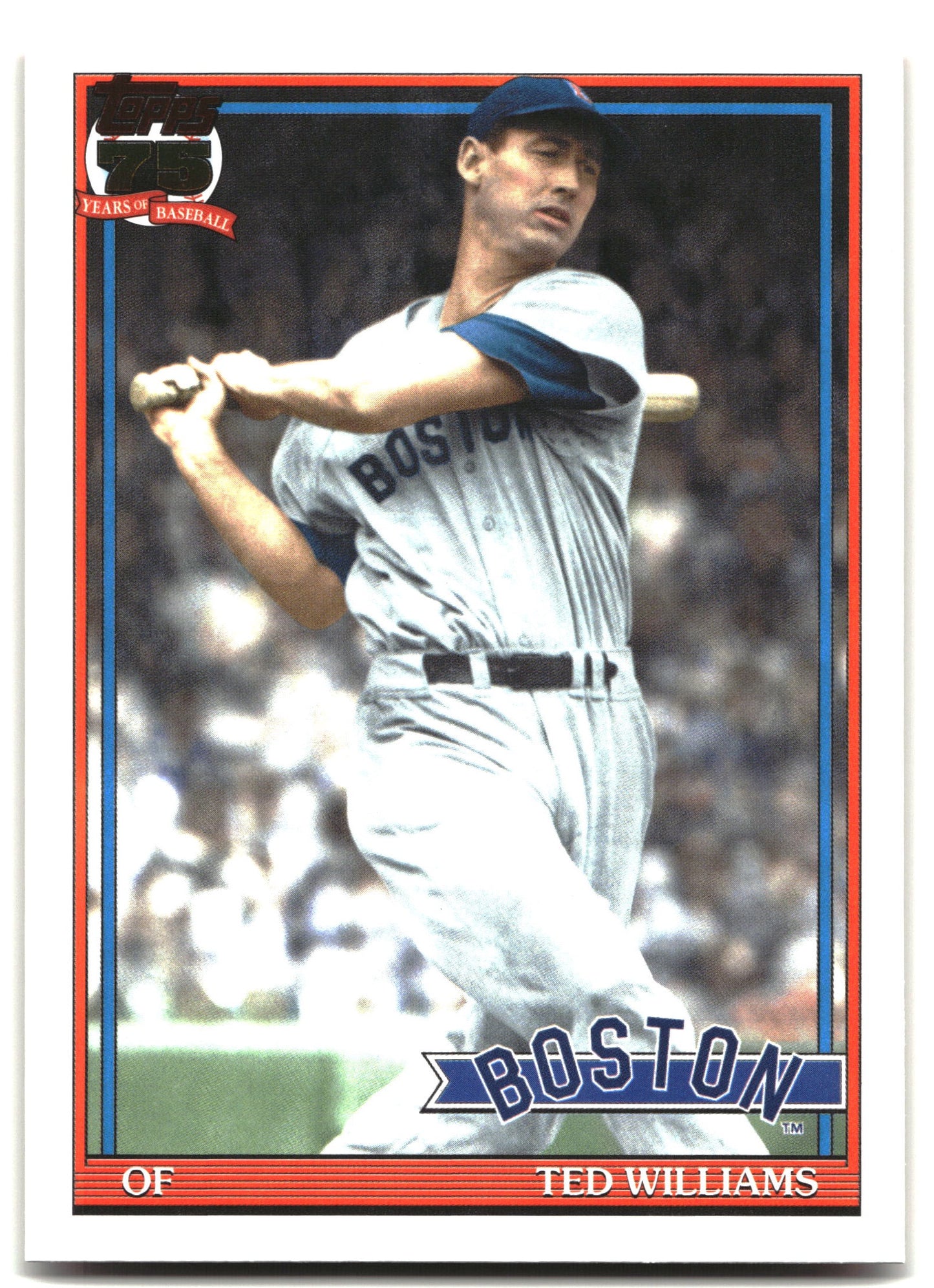 2026 Topps #91B2-46 Ted Williams 1991 Topps Baseball 35th (Series Two)