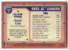 2026 Topps #91AS-43 Gerrit Cole 1991 Topps Baseball 35th Anniversary All-Stars back