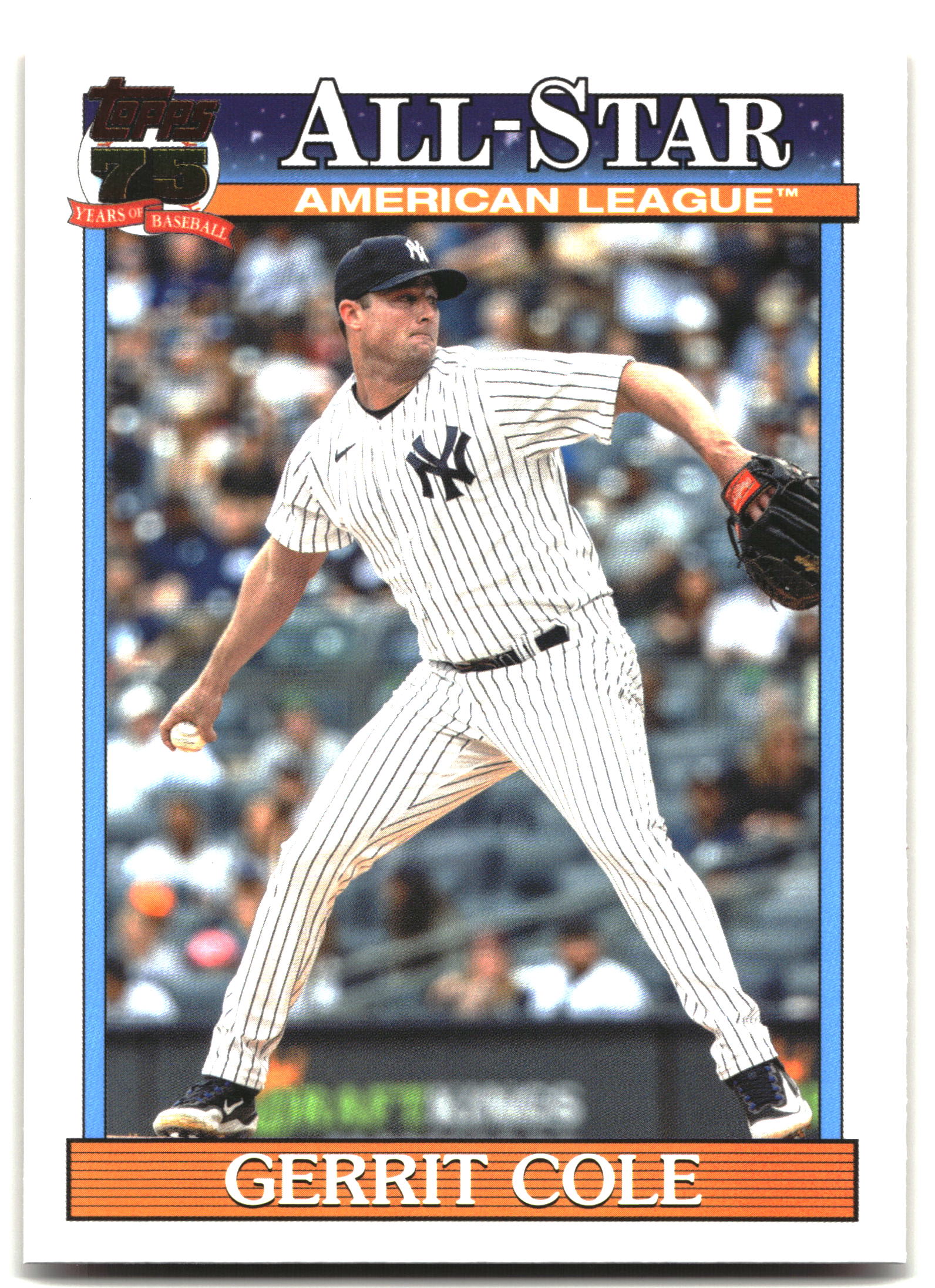 2026 Topps #91AS-43 Gerrit Cole 1991 Topps Baseball 35th Anniversary All-Stars