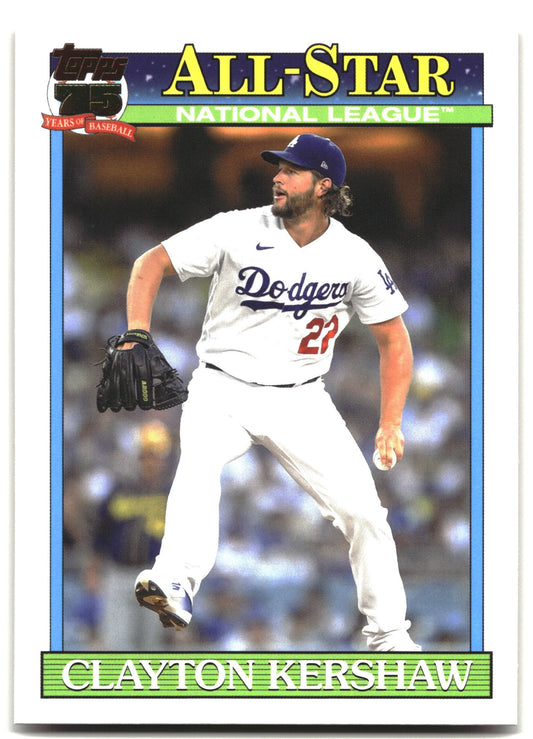 2026 Topps #91AS-30 Clayton Kershaw 1991 Topps Baseball 35th All-Stars