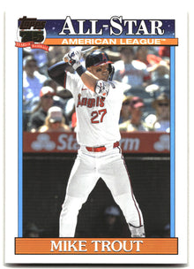 2026 Topps #91AS-4 Mike Trout 1991 Topps Baseball 35th All-Stars