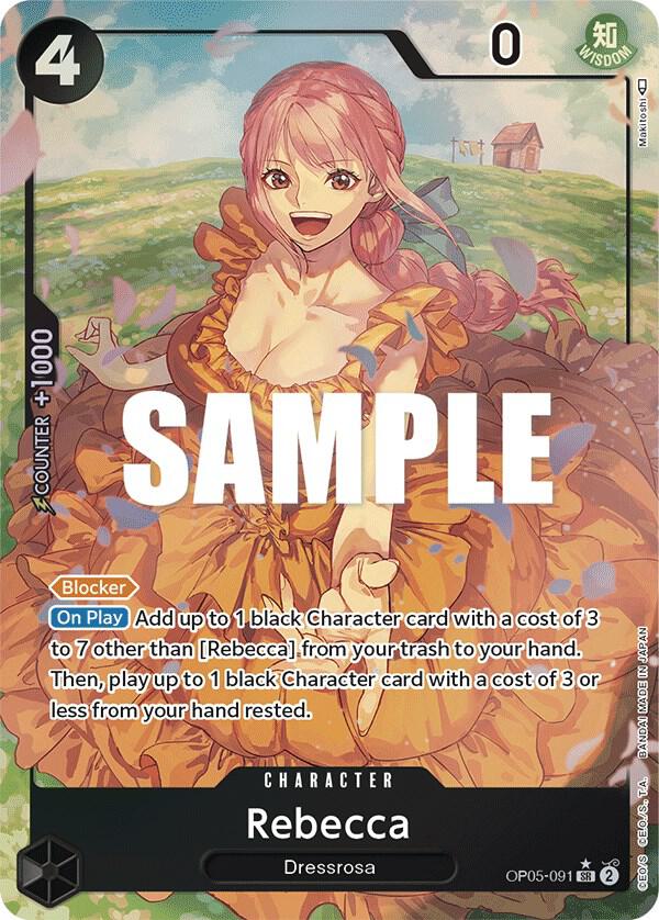 Rebecca (Alternate Art) OP05-091 Awakening of the New Era One Piece Foil NM