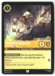 Scrooge McDuck - On the Right Track 8/204 Whispers in the Well Lorcana LP