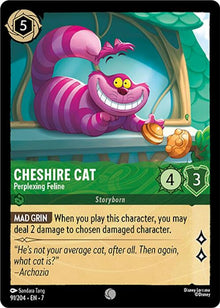 Cheshire Cat - Perplexing Feline 91/204 Common Archazia's Island Lorcana NM