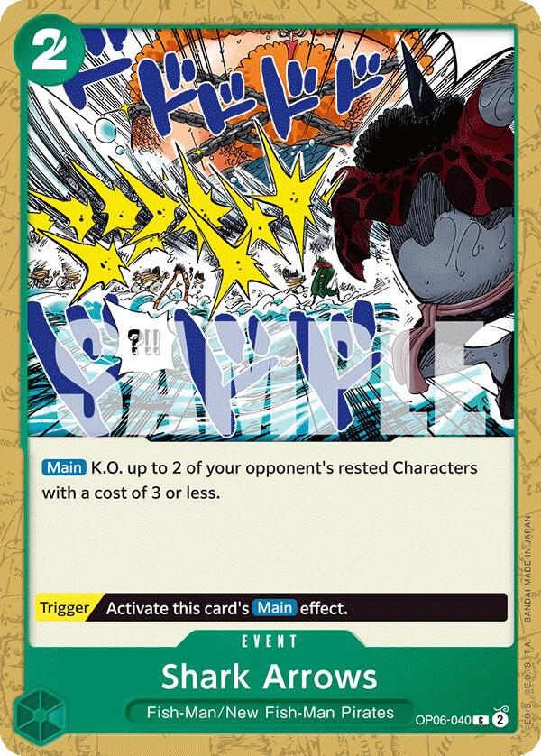 Shark Arrows OP06-040 Common Wings of the Captain One Piece Near Mint