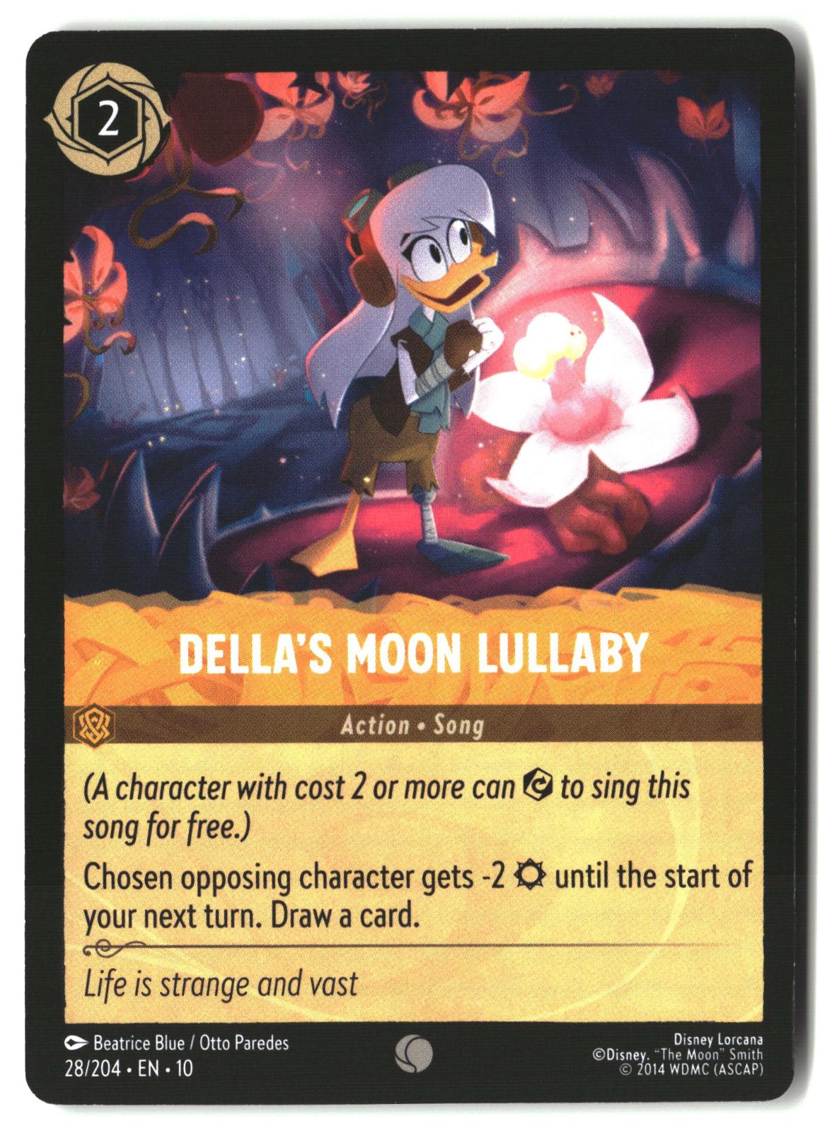 Della's Moon Lullaby 28/204 Common Whispers in the Well Lorcana Lightly Played