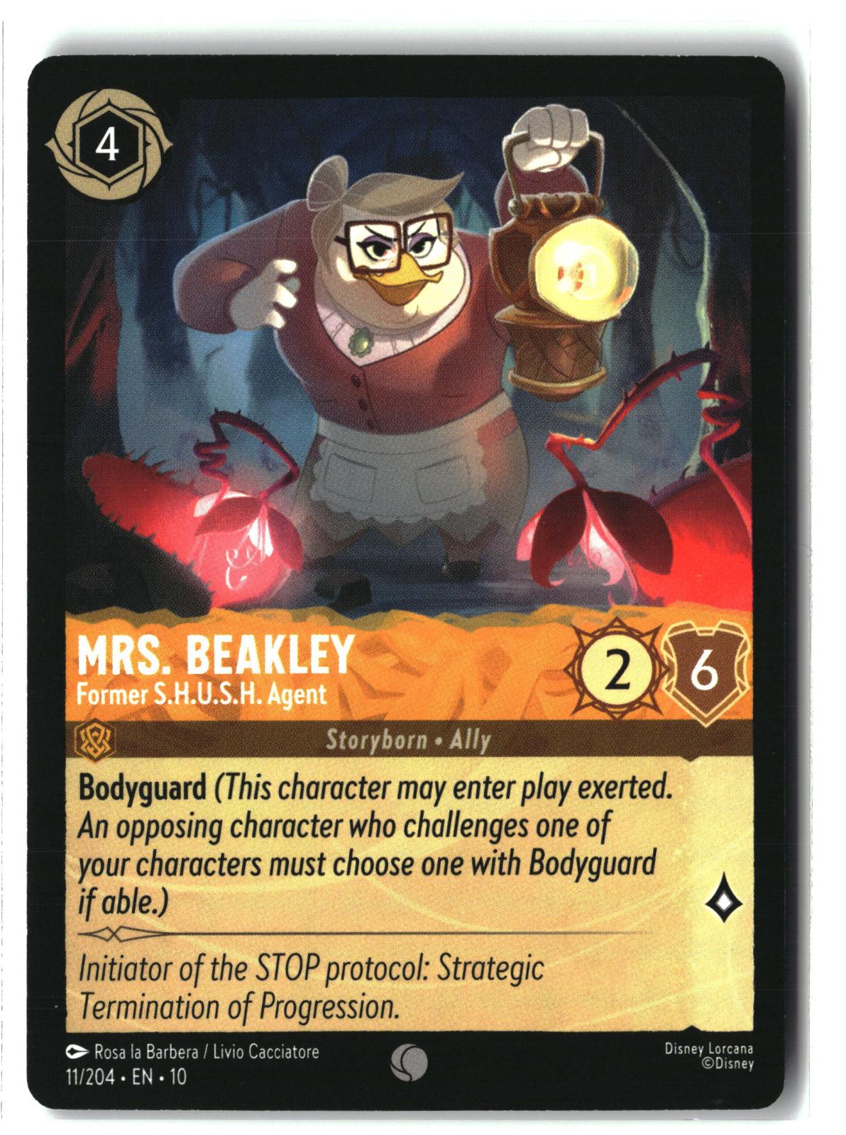 Mrs. Beakley - Former S.H.U.S.H. Agent 11/204 Whispers in the Well Lorcana LP