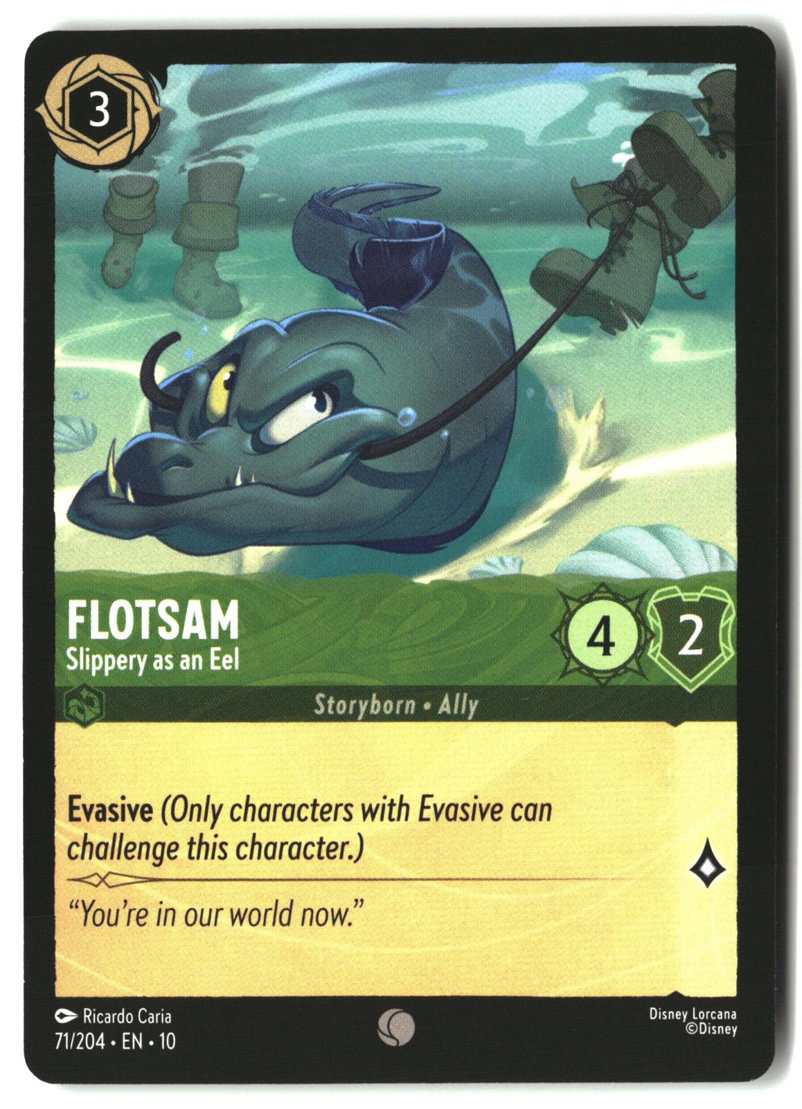 Flotsam - Slippery as an Eel 71/204 Common Whispers in the Well Lorcana LP