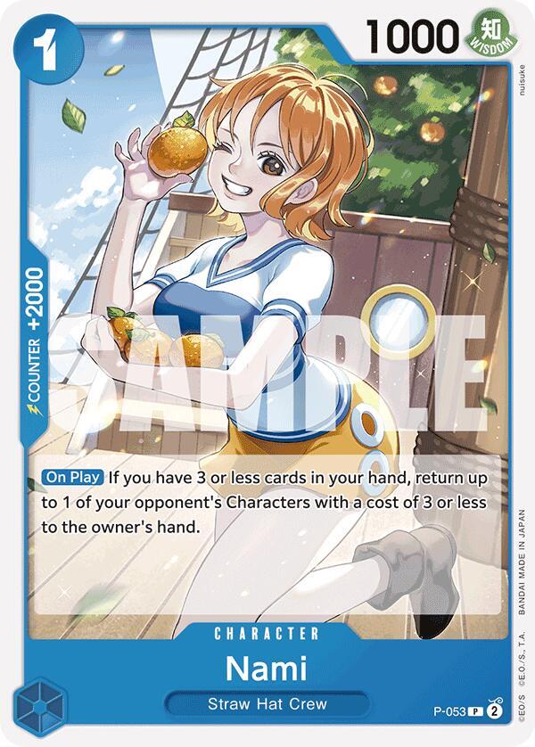 Nami (P-053) (Reprint) P-053 Promo Premium Booster -The Best- One Piece NM