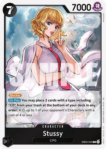 Stussy EB03-043 Rare Extra Booster: One Piece Heroines Edition One Piece Foil NM