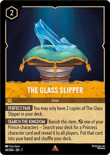 The Glass Slipper 44/204 Rare Archazia's Island Lorcana Near Mint