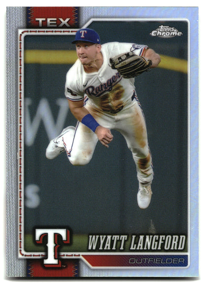 Wyatt Langford - 2026 Topps Chrome - Refractors - #213