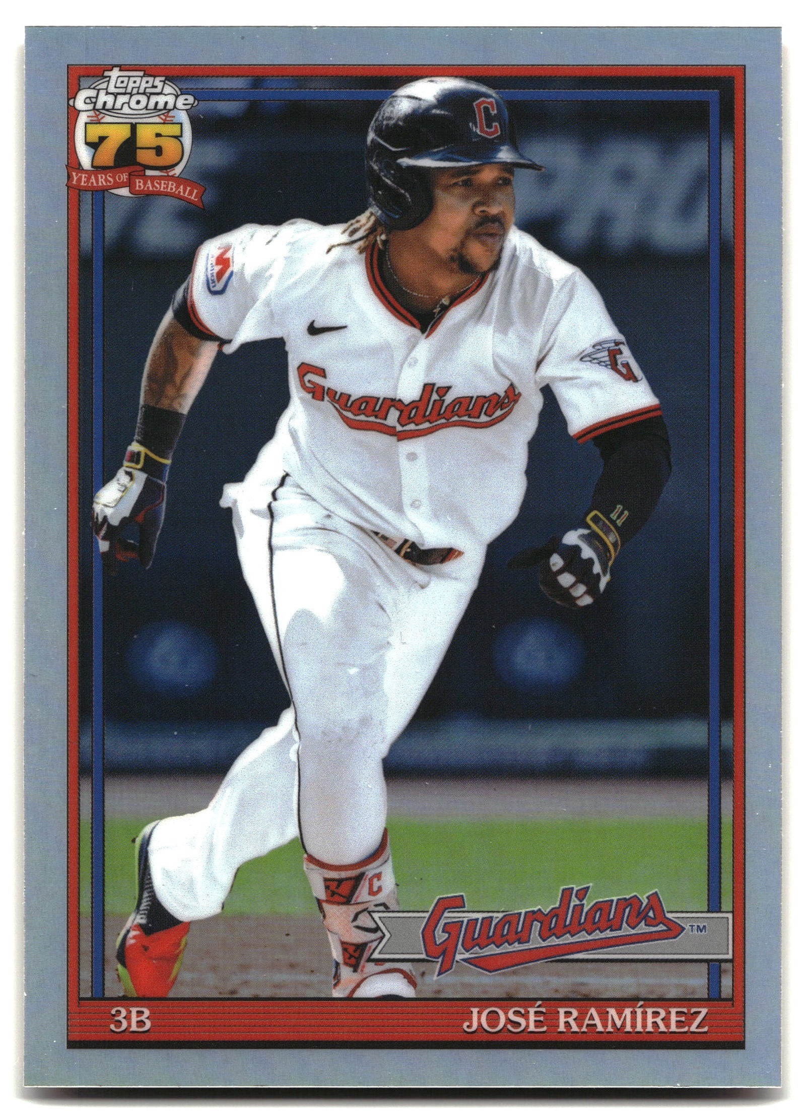 José Ramírez - 2026 Topps Chrome - 1991 Topps Baseball 35th Anniversary - #91CB-9
