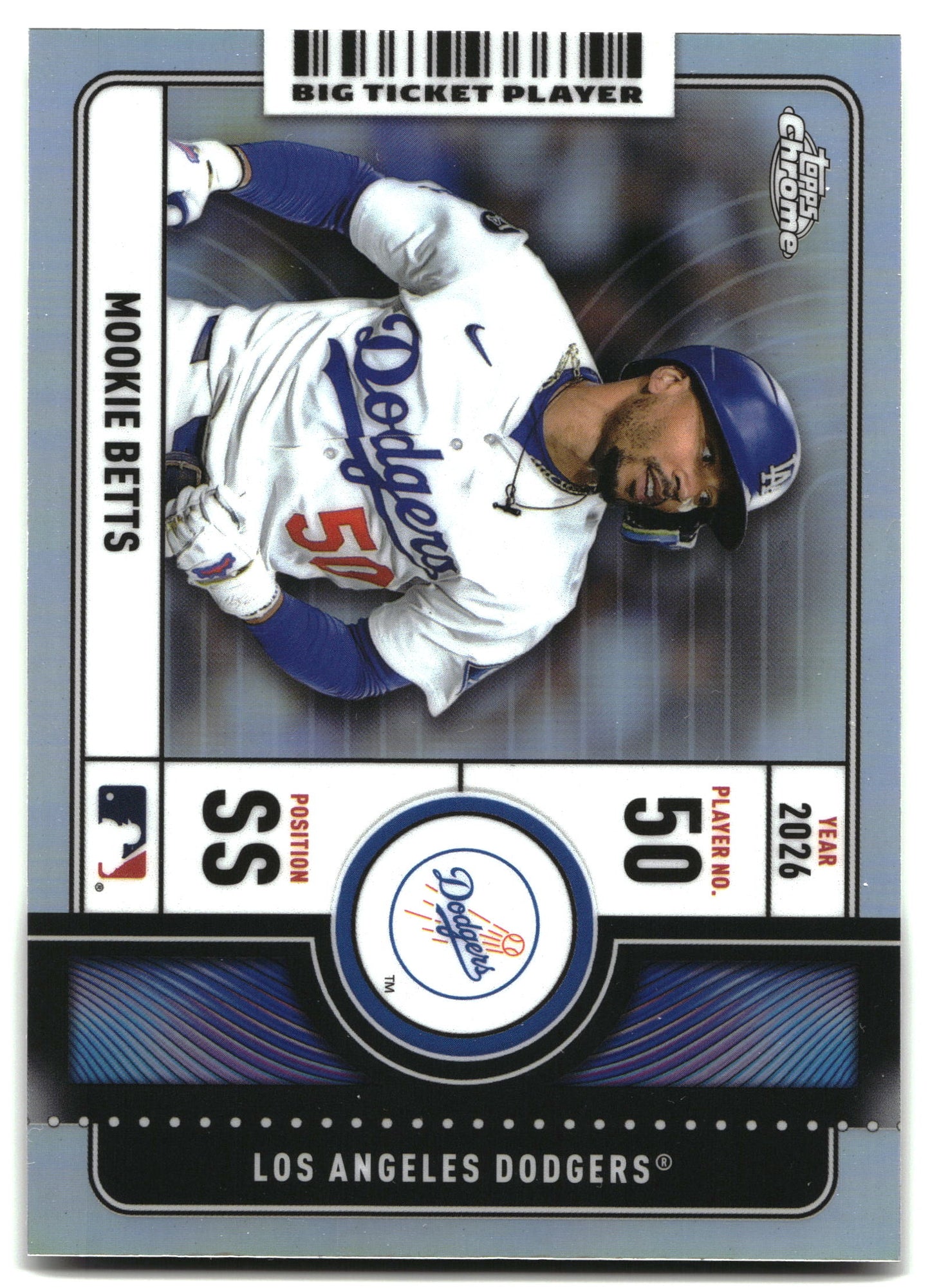 Mookie Betts - 2026 Topps Chrome - Big Ticket Players - #BTP-8