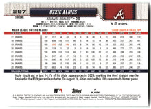 Ozzie Albies - 2026 Topps Chrome - X-Fractors - #297 back