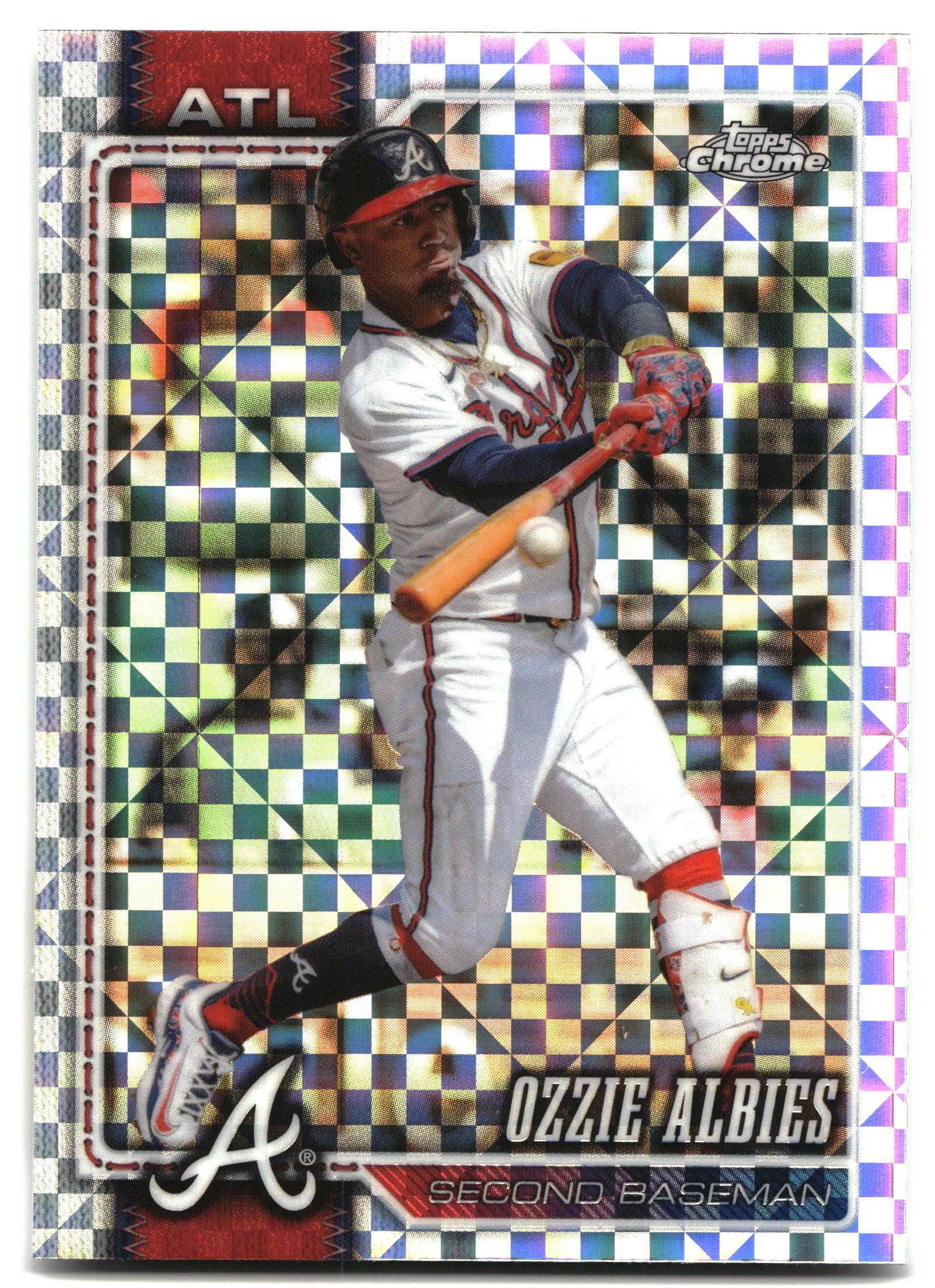 Ozzie Albies - 2026 Topps Chrome - X-Fractors - #297