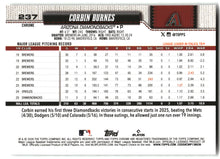 Corbin Burnes - 2026 Topps Chrome - X-Fractors - #237 back