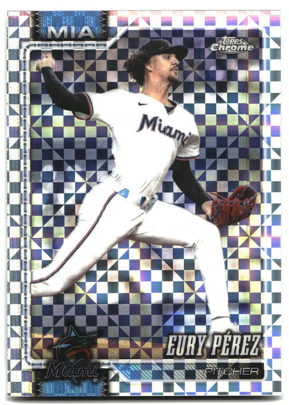 Eury Pérez - 2026 Topps Chrome - X-Fractors - #38