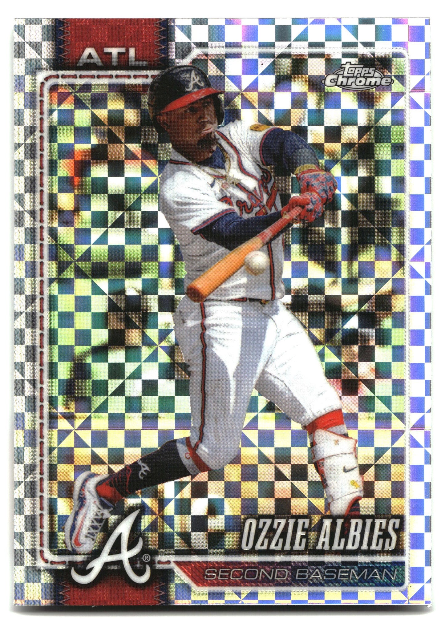 Ozzie Albies - 2026 Topps Chrome - X-Fractors - #297
