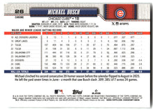 Michael Busch - 2026 Topps Chrome - X-Fractors - #26 back