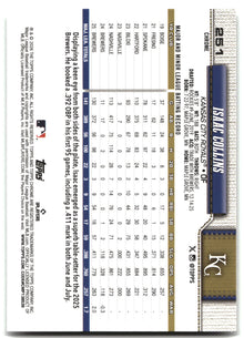 Isaac Collins - 2026 Topps Chrome - X-Fractors - #251 back