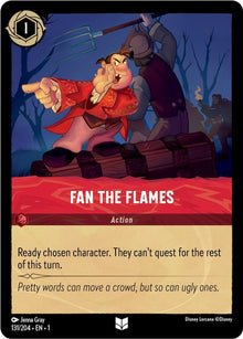 Fan the Flames 131/204 Uncommon The First Chapter Lorcana Near Mint